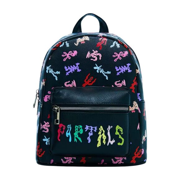 Melanie Martinez Mini Backpack Bag Black Portals Doodles Merch Strap Drop Pocket main image 4
